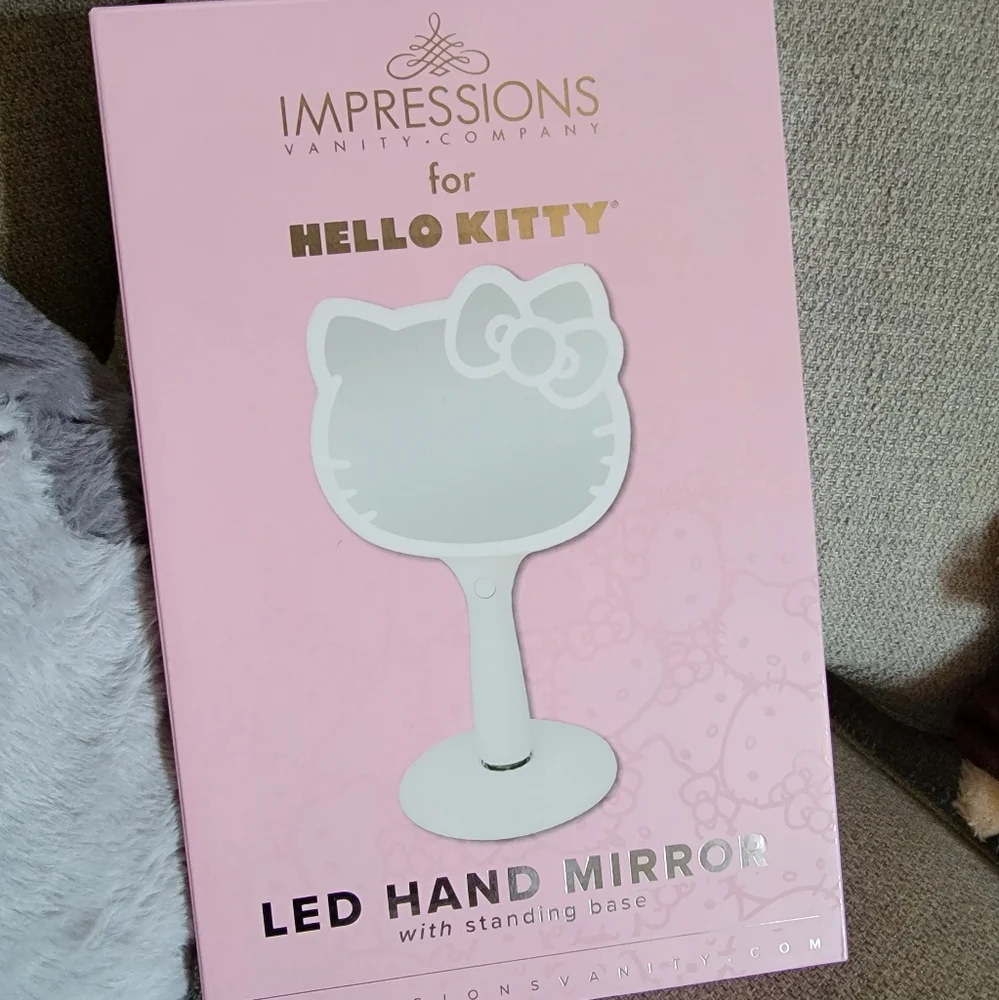 Hello Kitty hand mirror